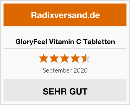  GloryFeel Vitamin C Tabletten Test