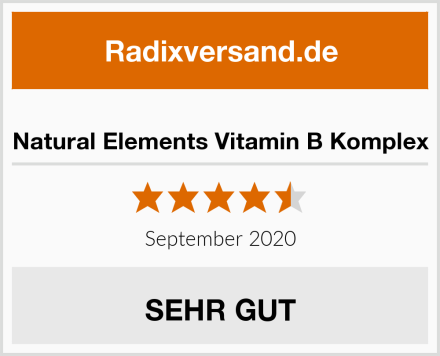  Natural Elements Vitamin B Komplex Test