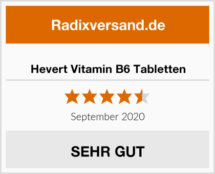  Hevert Vitamin B6 Tabletten Test