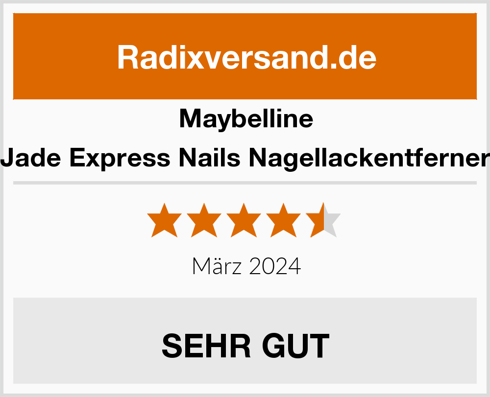Maybelline Jade Express Lebensmittel | Nagellackentferner 2024 2023 / Test Nails