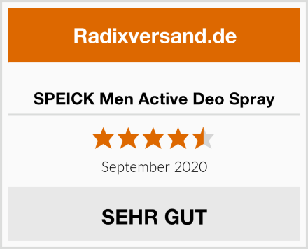  SPEICK Men Active Deo Spray Test