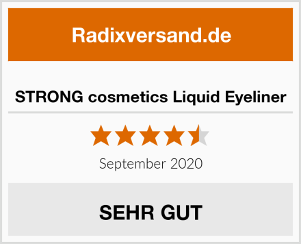  STRONG cosmetics Liquid Eyeliner Test