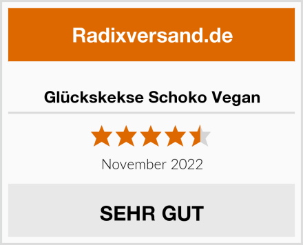 Happy Glückskekse Schoko Vegan Test