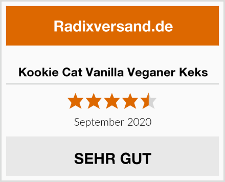  Kookie Cat Vanilla Veganer Keks Test