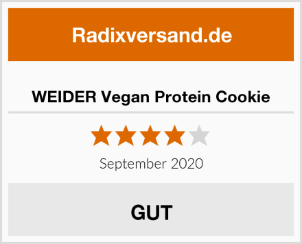  WEIDER Vegan Protein Cookie Test