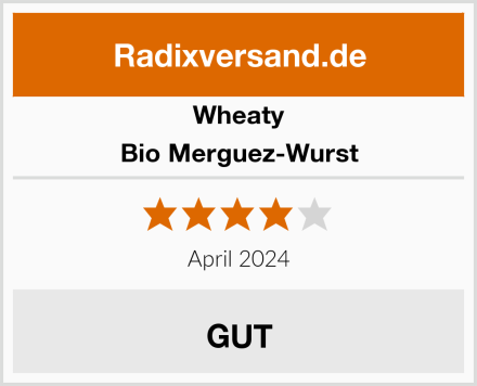 Wheaty Bio Merguez-Wurst Test