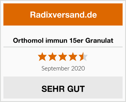  Orthomol immun 15er Granulat Test