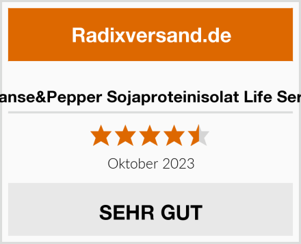  Hanse&Pepper Sojaproteinisolat Life Serie Test