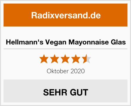  Hellmann's Vegan Mayonnaise Glas Test