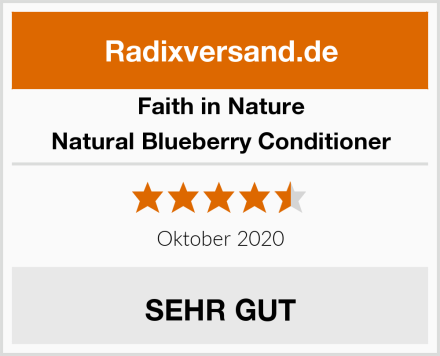 Faith in Nature Natural Blueberry Conditioner Test