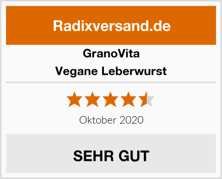 GranoVita Vegane Leberwurst Test