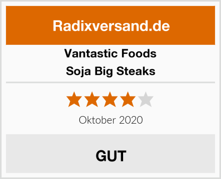 Vantastic Foods Soja Big Steaks Test