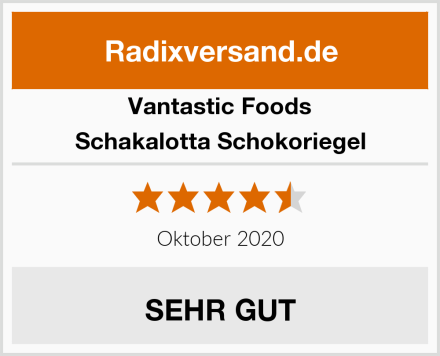 Vantastic Foods Schakalotta Schokoriegel Test