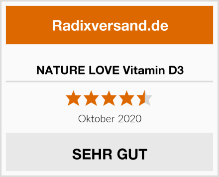  NATURE LOVE Vitamin D3 Test