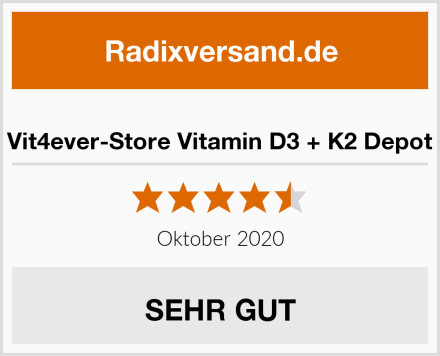  Vit4ever-Store Vitamin D3 + K2 Depot Test
