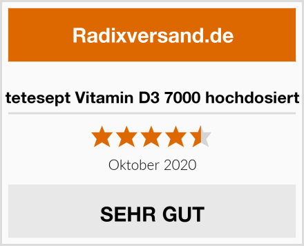  tetesept Vitamin D3 7000 hochdosiert Test