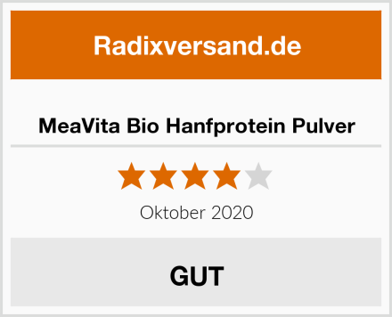  MeaVita Bio Hanfprotein Pulver Test