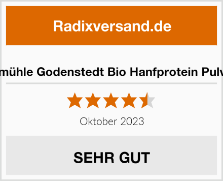  Ölmühle Godenstedt Bio Hanfprotein Pulver Test