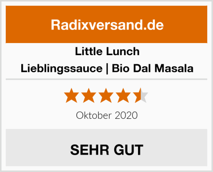 Little Lunch Lieblingssauce | Bio Dal Masala Test