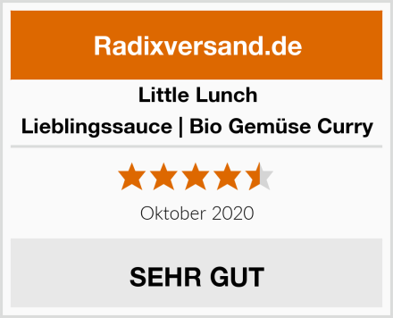 Little Lunch Lieblingssauce | Bio Gemüse Curry Test