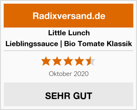 Little Lunch Lieblingssauce | Bio Tomate Klassik Test