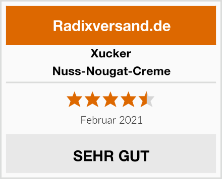 Xucker Nuss-Nougat-Creme Test