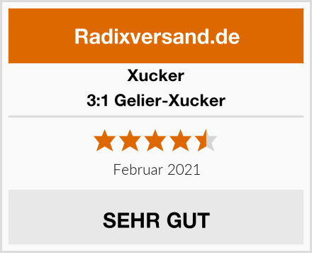 Xucker 3:1 Gelier-Xucker Test