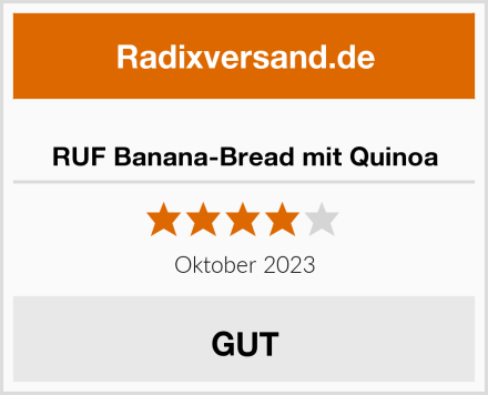 RUF Banana-Bread mit Quinoa Test