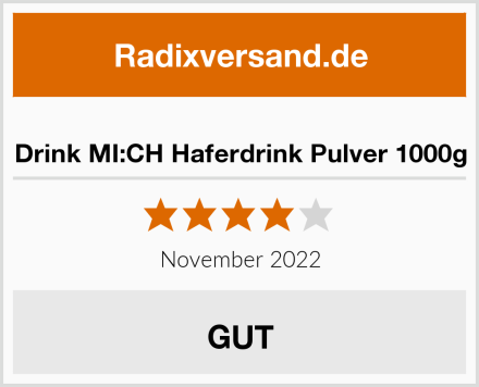  Drink MI:CH Haferdrink Pulver 1000g Test
