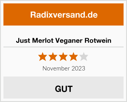  Just Merlot Veganer Rotwein Test