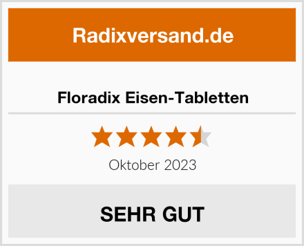  Floradix Eisen-Tabletten Test