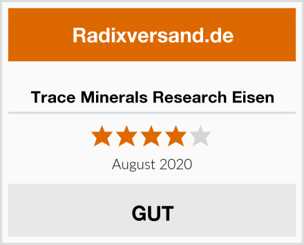  Trace Minerals Research Eisen Test