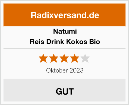 Natumi Reis Drink Kokos Bio Test