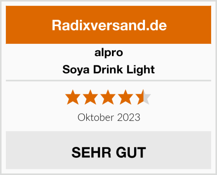 alpro Soya Drink Light Test