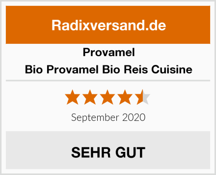 Provamel Bio Provamel Bio Reis Cuisine Test