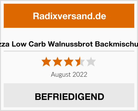  Lizza Low Carb Walnussbrot Backmischung Test