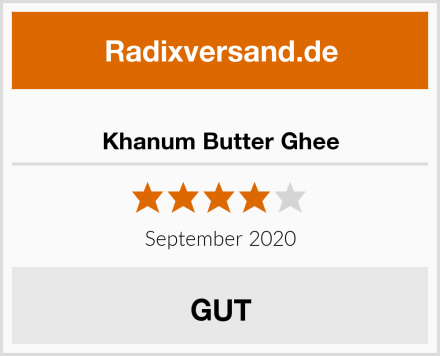  Khanum Butter Ghee Test