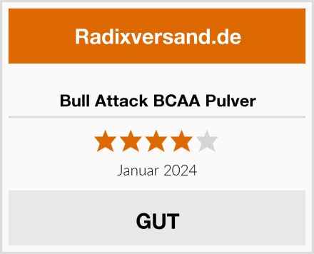  Bull Attack BCAA Pulver Test