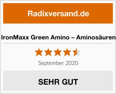  IronMaxx Green Amino – Aminosäuren Test