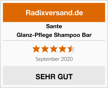 Sante Glanz-Pflege Shampoo Bar Test