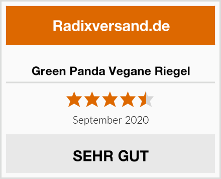  Green Panda Vegane Riegel Test