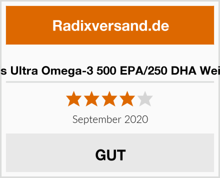  Now Foods Ultra Omega-3 500 EPA/250 DHA Weichkapseln Test