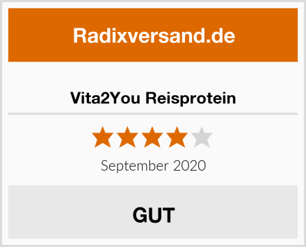  Vita2You Reisprotein Test