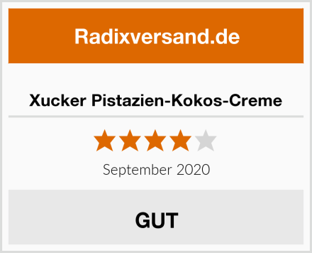  Xucker Pistazien-Kokos-Creme Test
