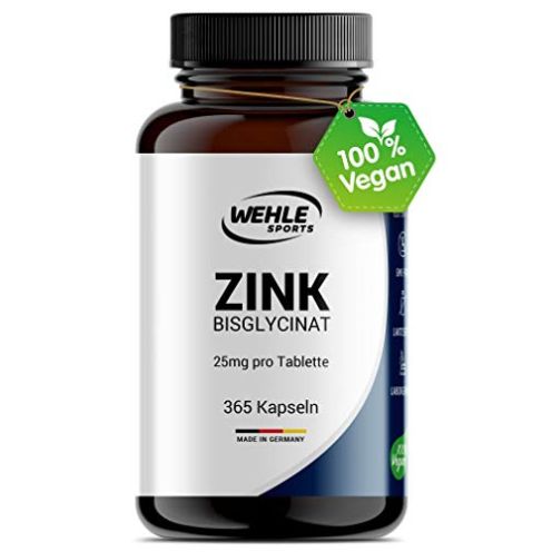 Premium Zink-Bisglycinat Zink-Chelat von Albion® 365 Tabletten Zink 25mg 