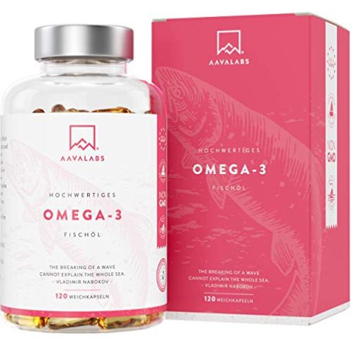  AAVALABS Premium Omega 3 Fischöl